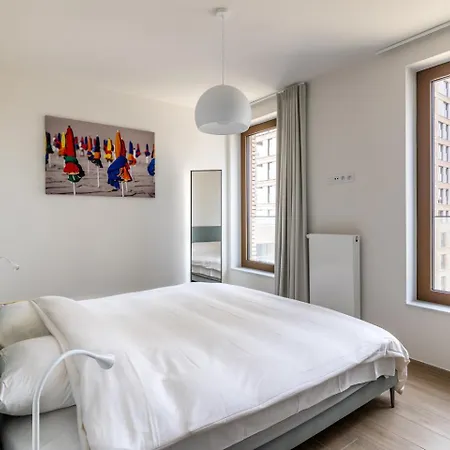 Bel Air - Luxury With Lateral Sea View And 2 Private Bathrooms T9 アパート *